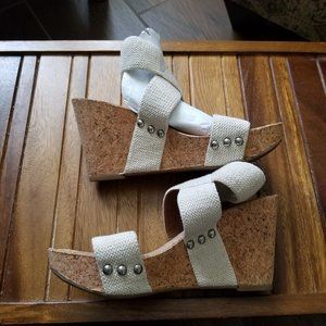 Lucky Brand Cork Wedge Sandal